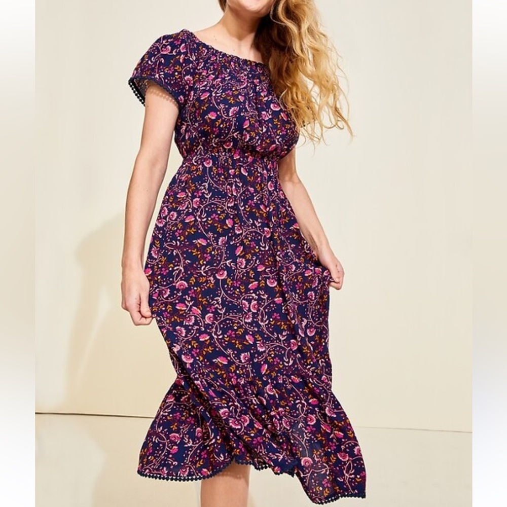 Old Navy Floral Off-Shoulder Maxi Dress